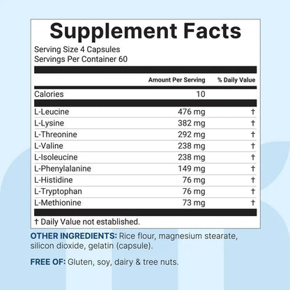 Vivere Essential Amino Acids EAA 2000mg — product image 1