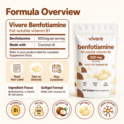 Vivere Benfotiamine — formula overview